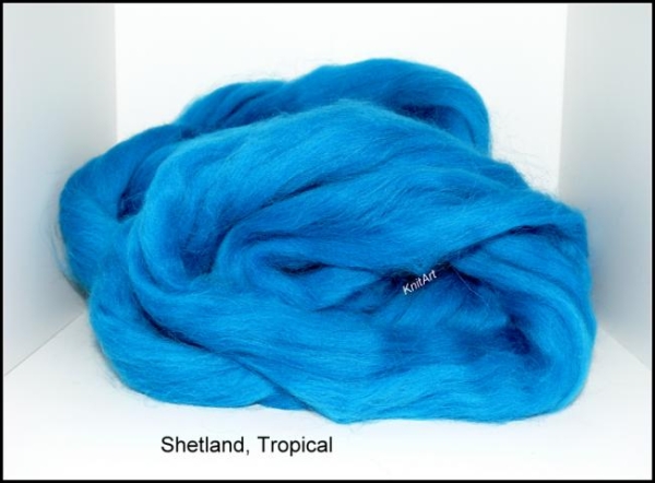 Shetland, Tropical Blau